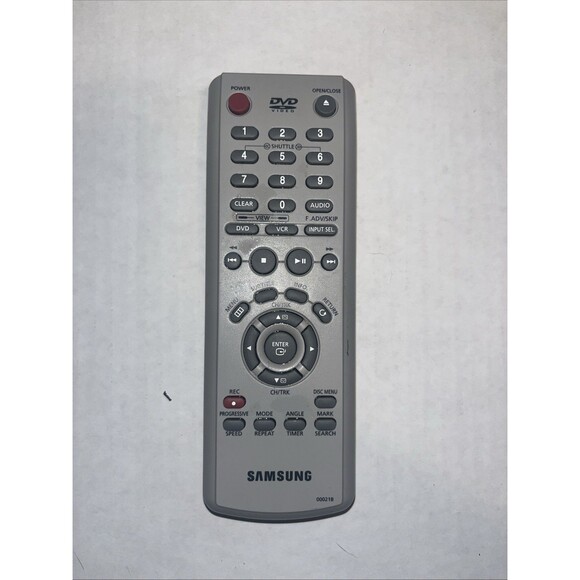 Samsung 00021C DVD/VCR Remote Control Only For DVD-V4600, DVD-V5500, DVD-V4600A - Picture 1 of 4